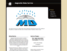 Tablet Screenshot of magnesitegroup.com